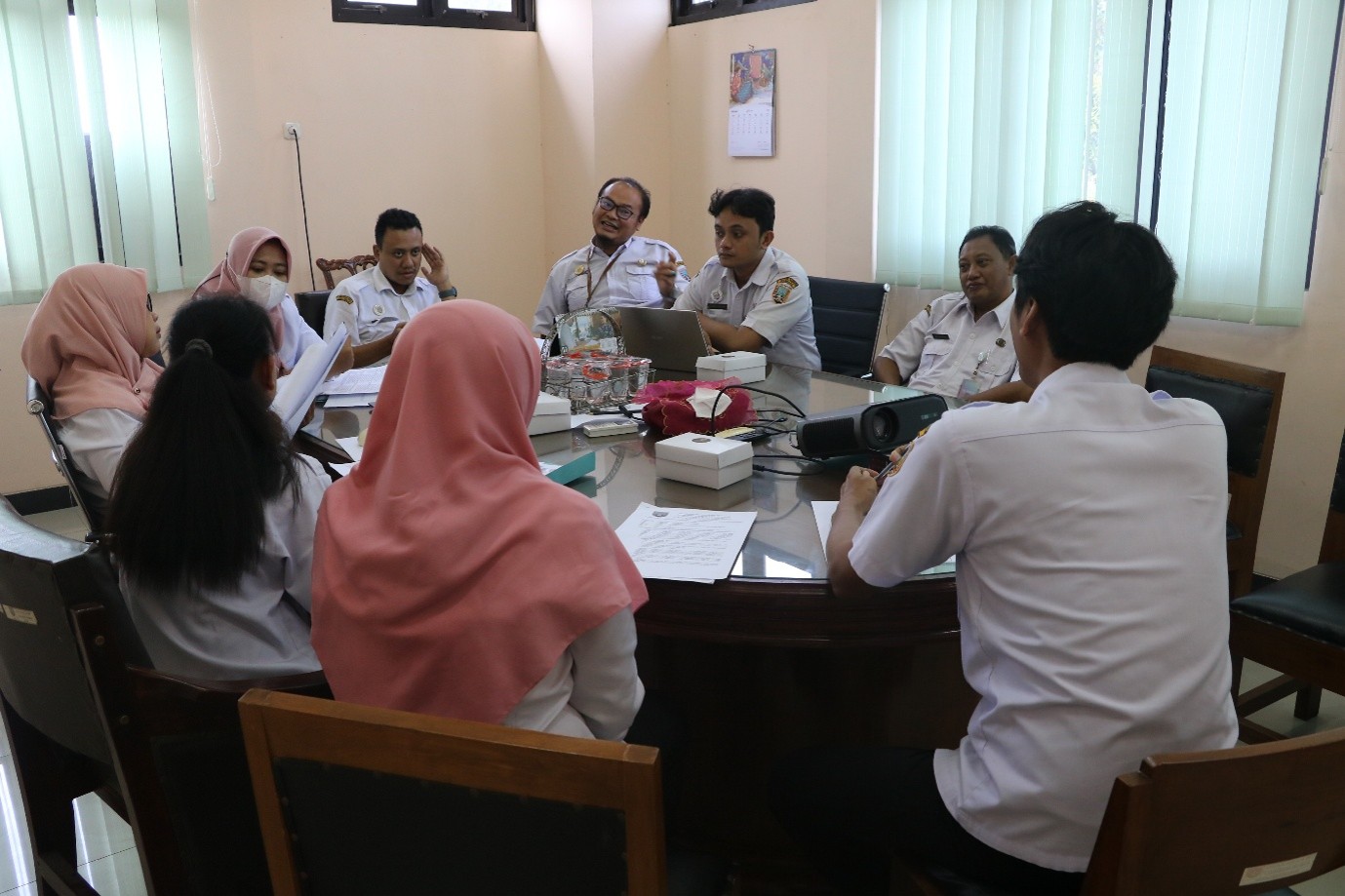 DESK TINDAK LANJUT REKOMENDASI ITPROV DIGELAR DI INSPEKTORAT DAERAH REMBANG
