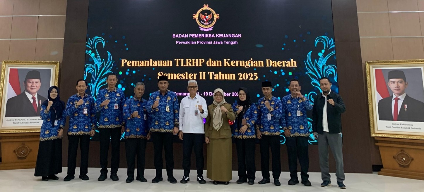 PEMKAB REMBANG IKUTI PEMBUKAAN DAN PEMBAHASAN TLRHP DAN KERUGIAN DAERAH SEMESTER II TAHUN 2025 BPK RI PROVINSI JAWA TENGAH PERWAKILAN PROV. JATENG